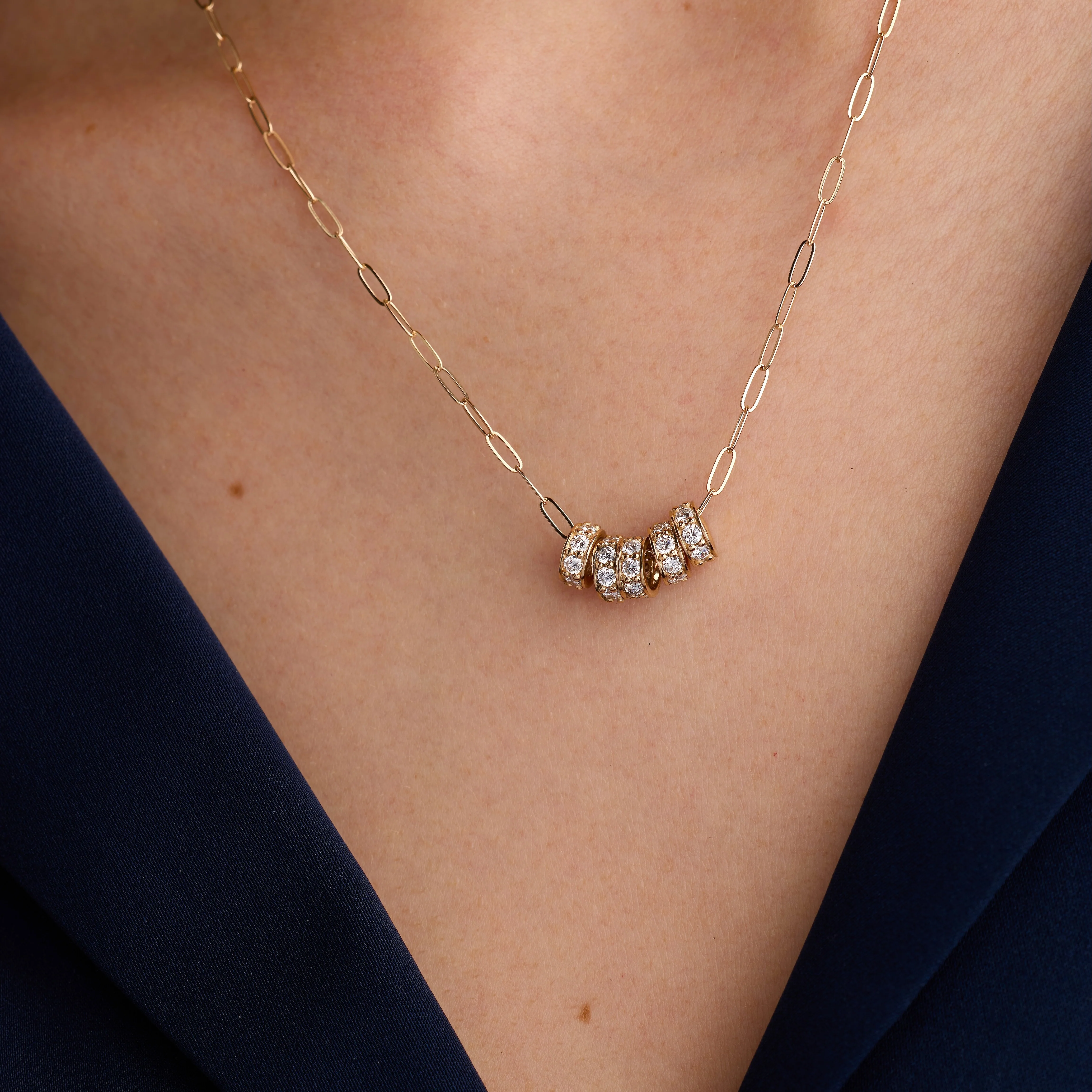 Rosecliff Diamond Bead in 14k Gold - Image 7