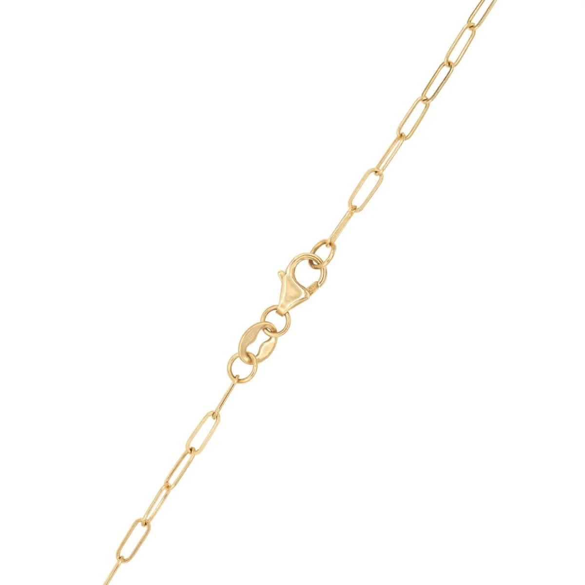 Rosecliff Diamond & Opal Bar Adelaide Mini Necklace in 14k Gold (October) - Image 4
