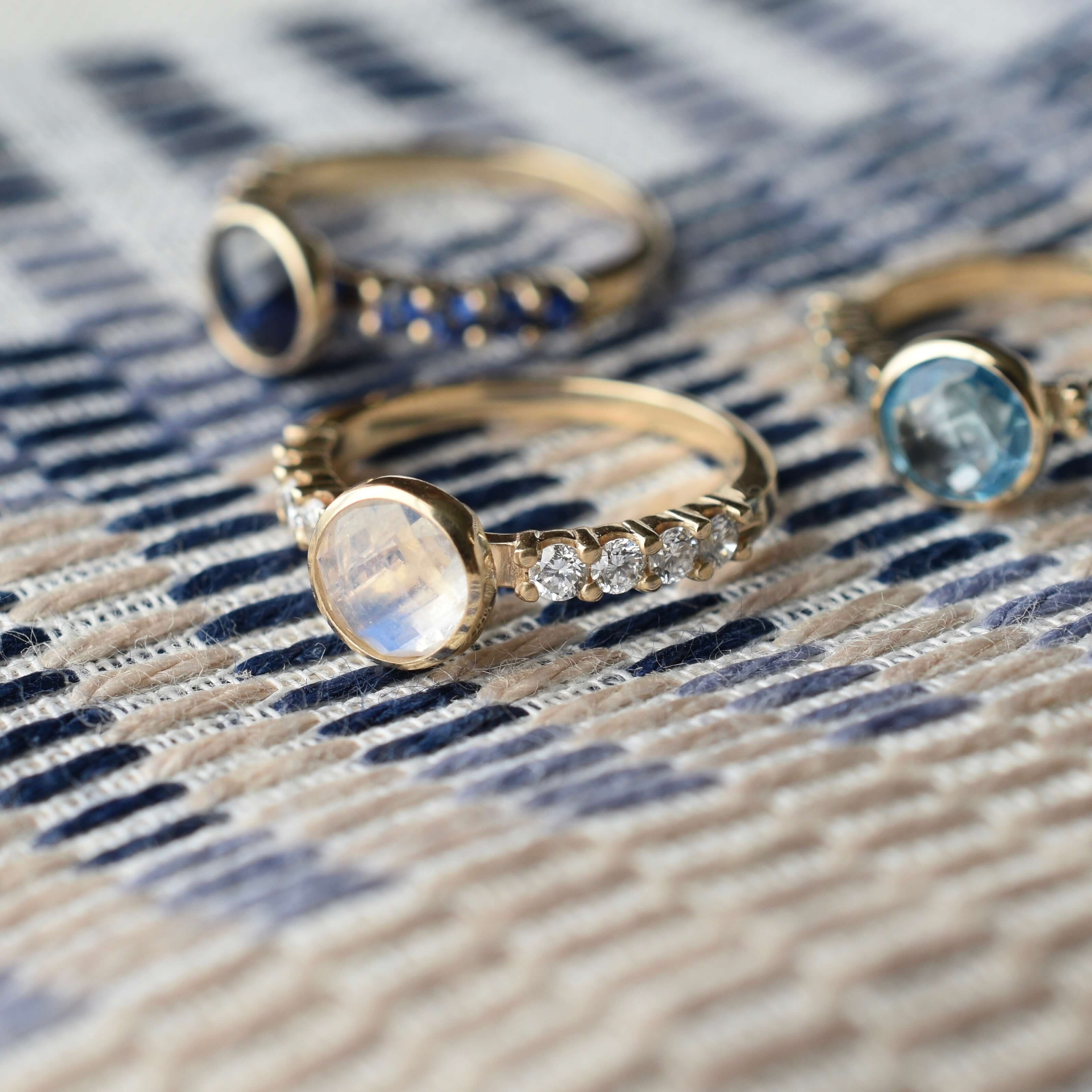 Rosecliff Grand Moonstone Ring in 14k Gold (June) - Image 10