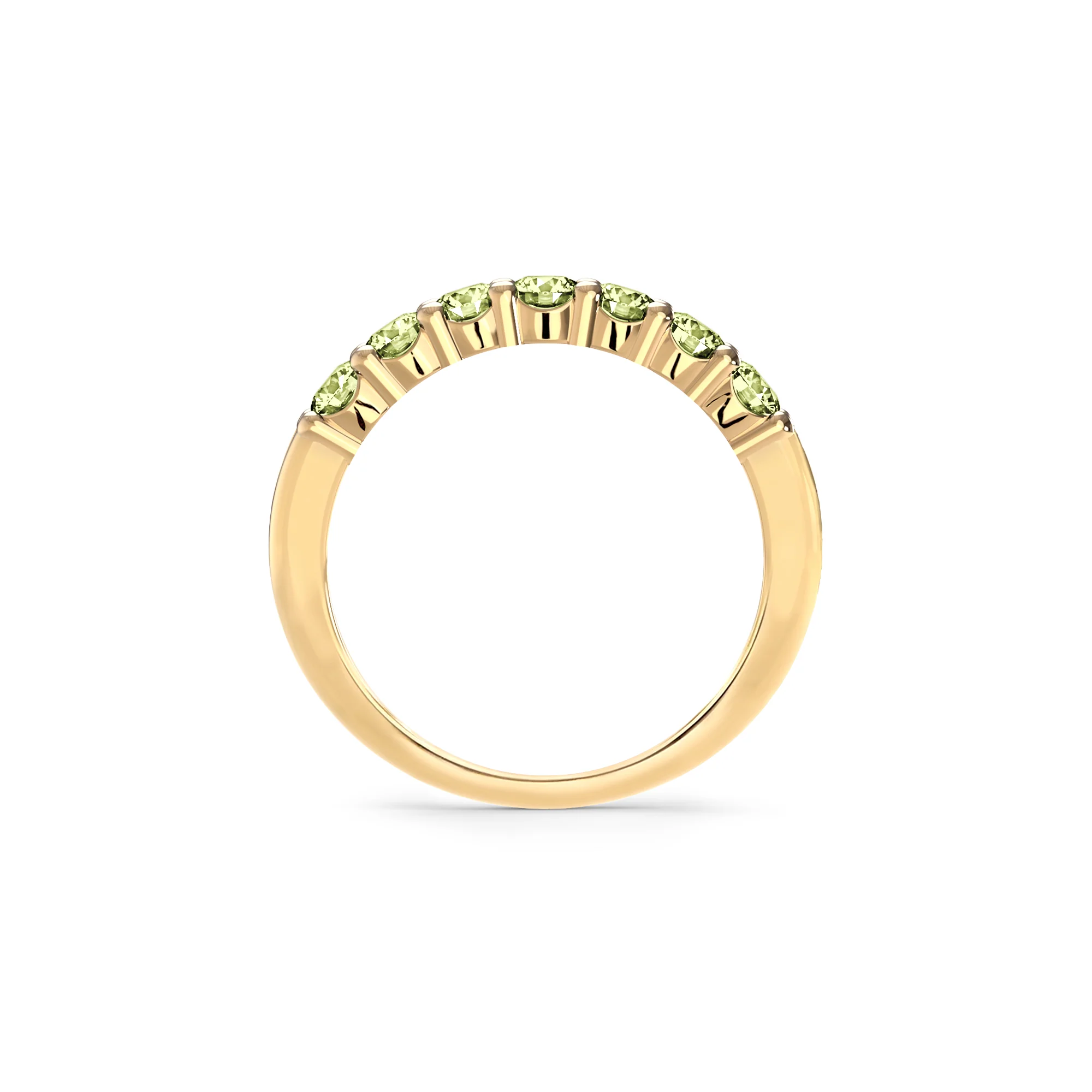 Rosecliff Luxe Peridot Stackable Ring in 14k Gold (August) - Image 4