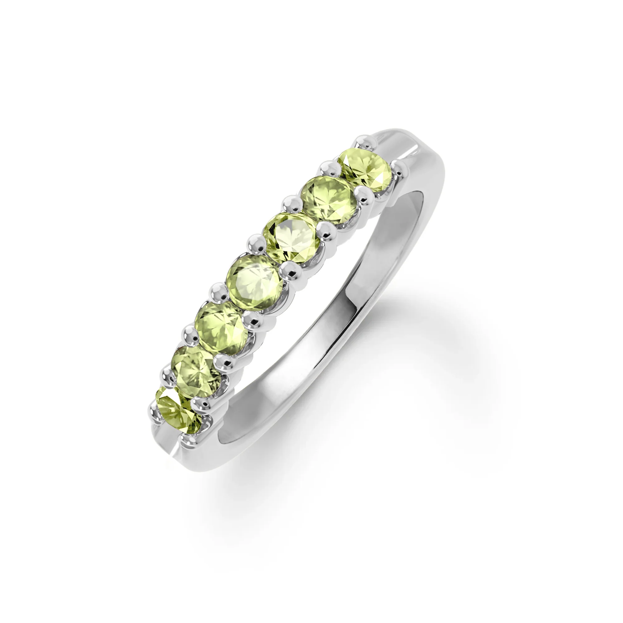 Rosecliff Luxe Peridot Stackable Ring in 14k Gold (August) - Image 8