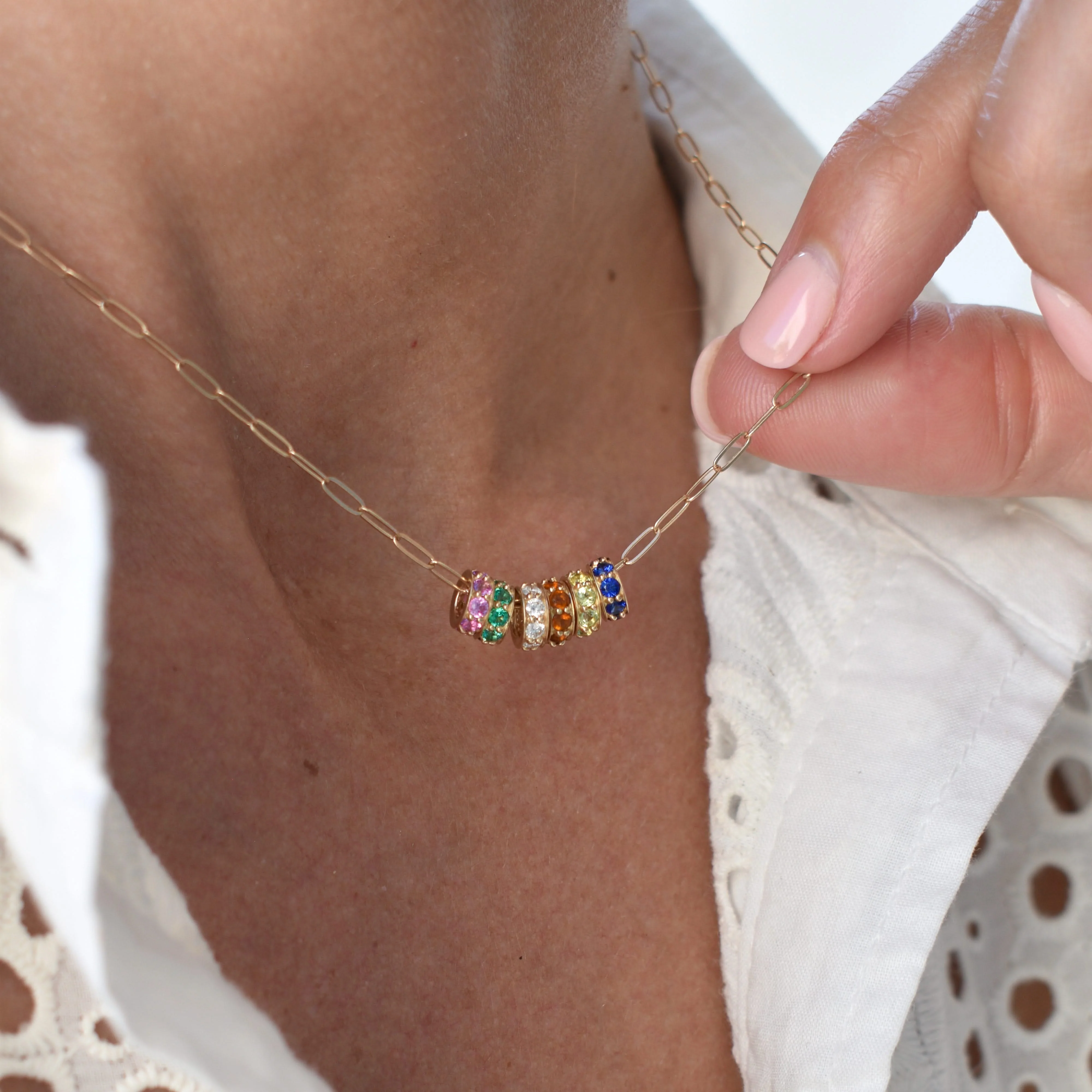 Rosecliff Peridot Bead in 14k Gold (August) - Image 6