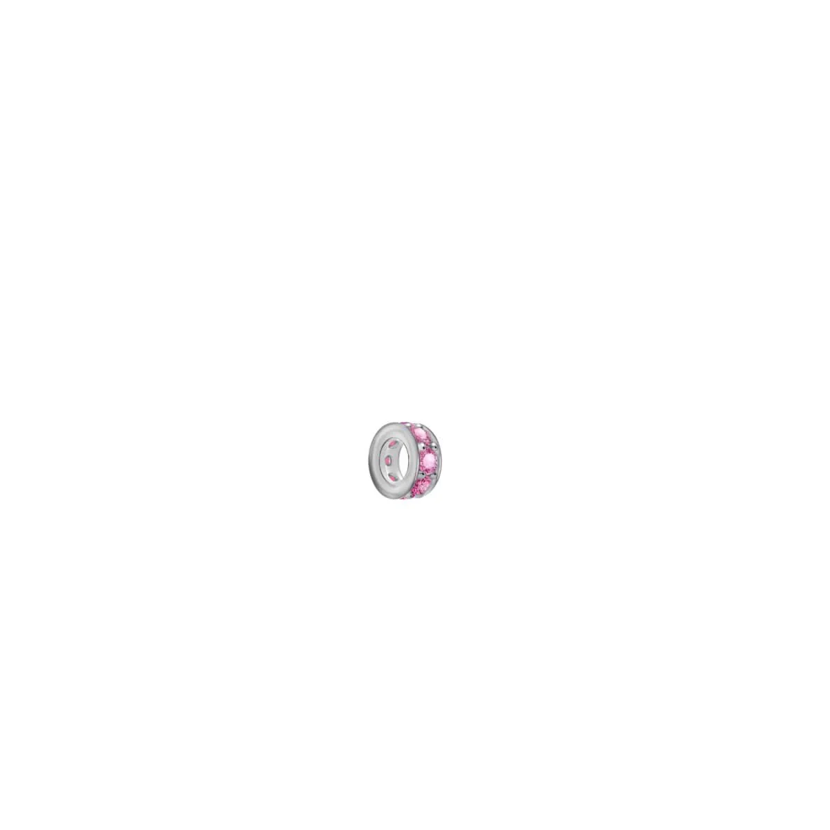 Rosecliff Pink Sapphire Bead in 14k Gold (October) - Image 8