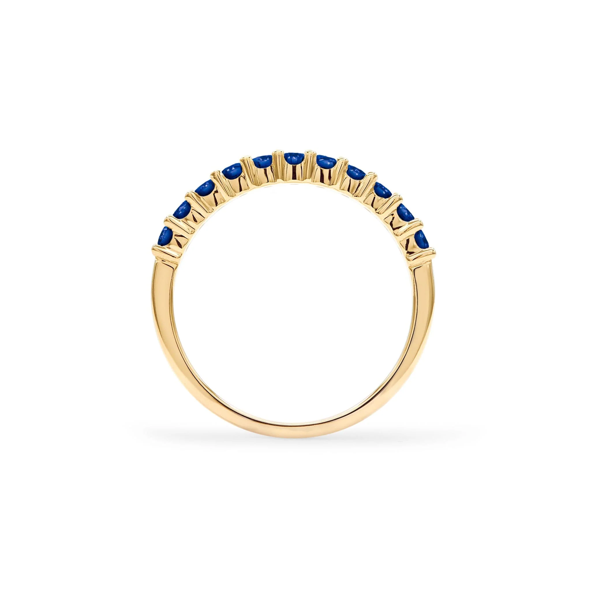 Rosecliff Sapphire Stackable Ring in 14k Gold (September) - Image 4