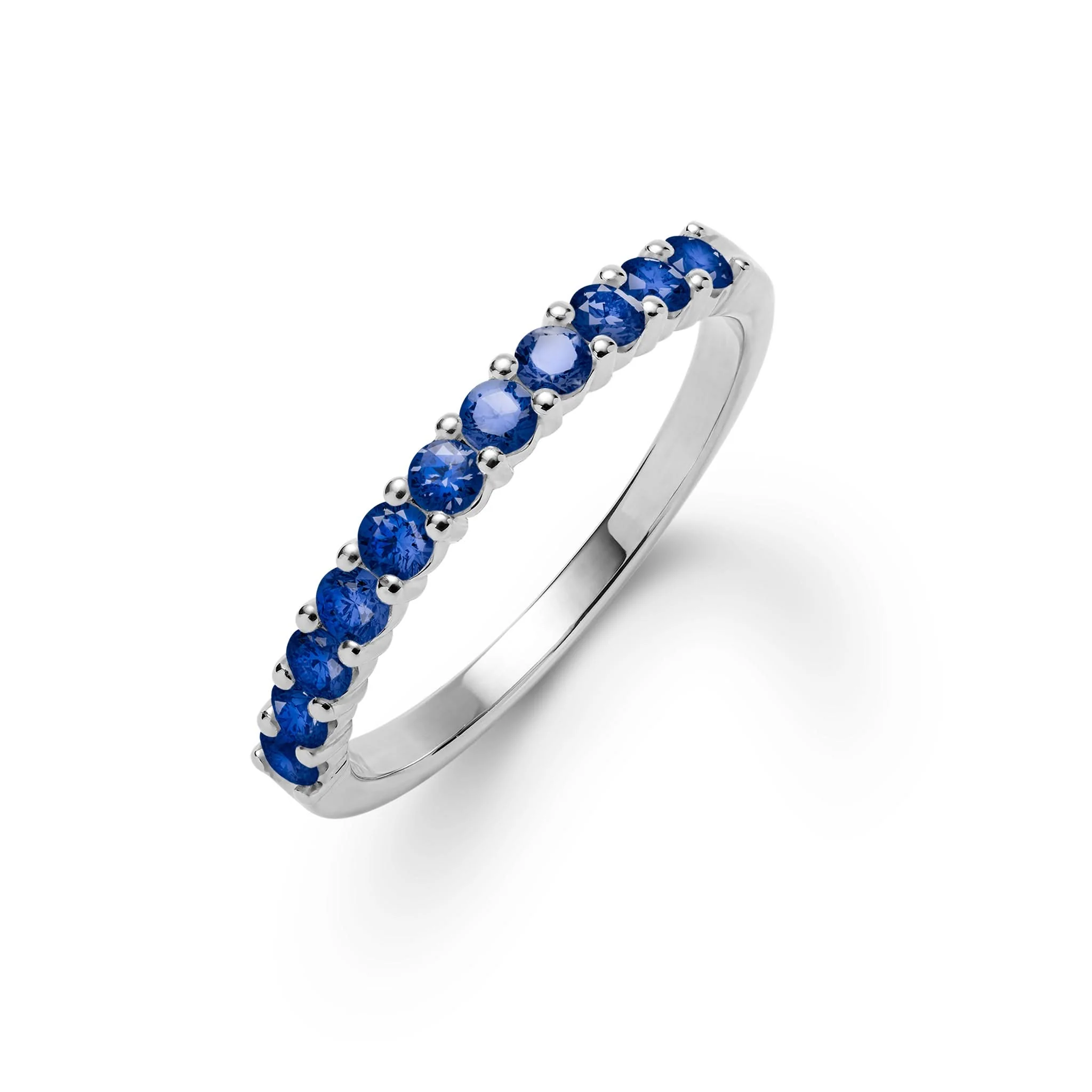 Rosecliff Sapphire Stackable Ring in 14k Gold (September) - Image 7