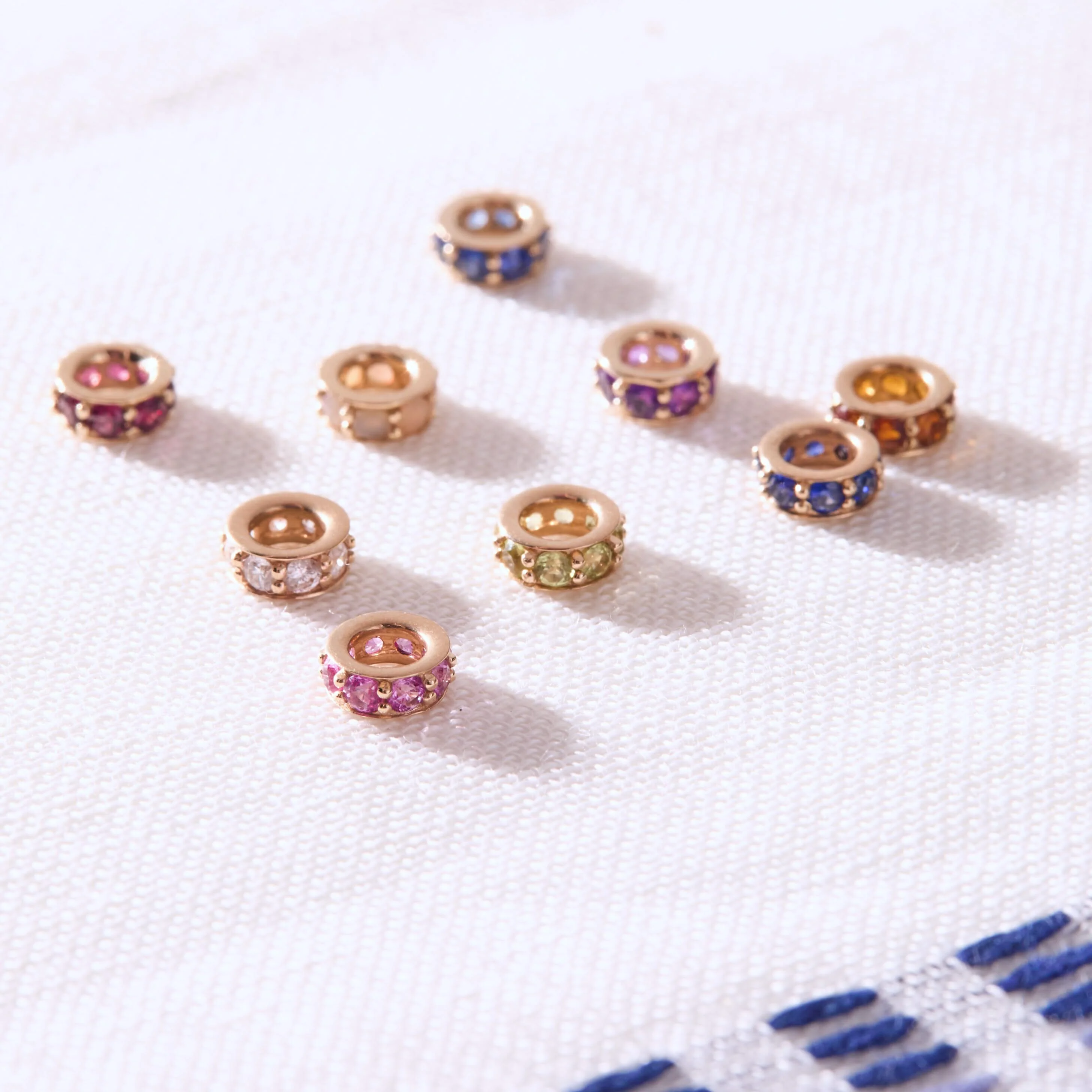 Rosecliff White Topaz Bead in 14k Gold (April) - Image 6