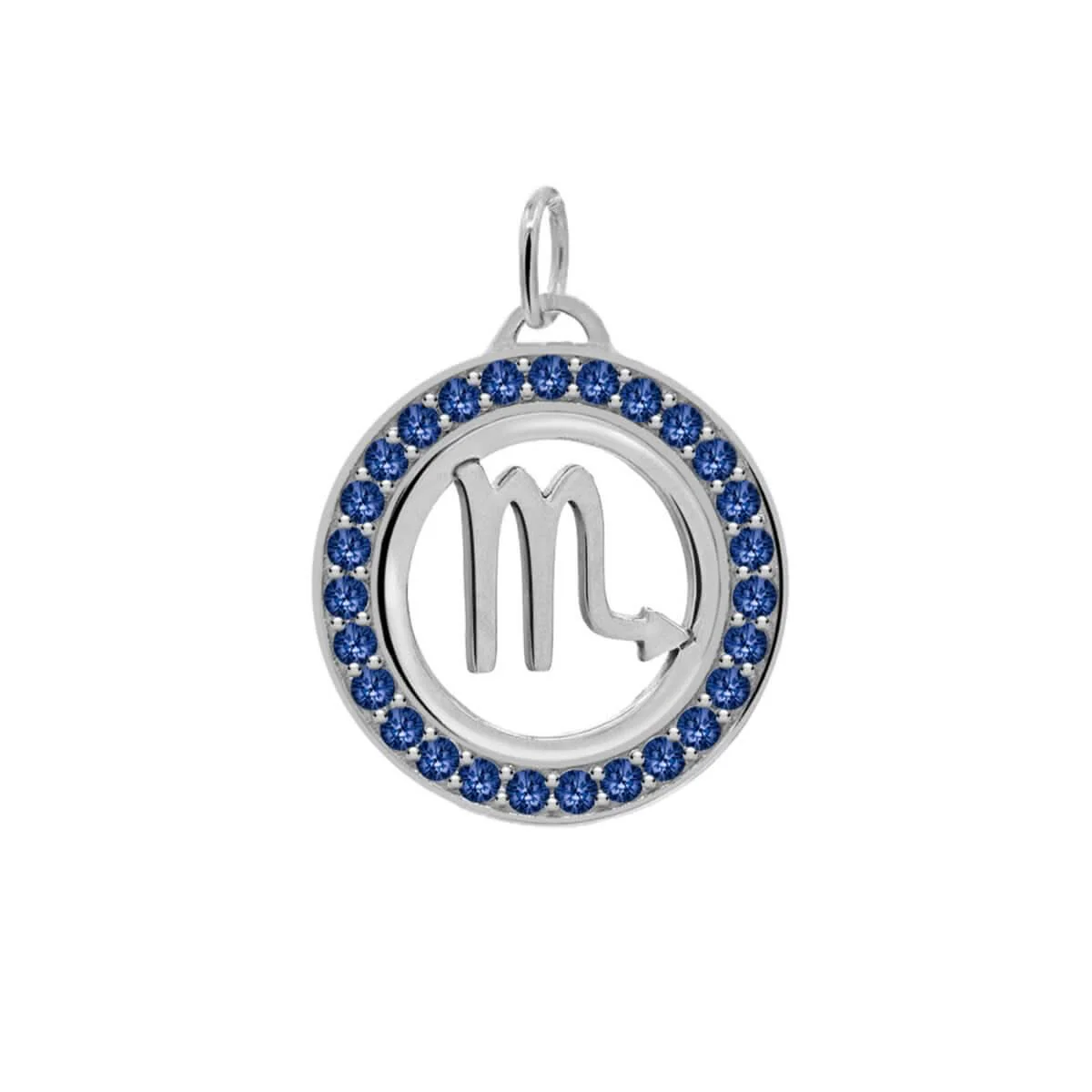 Scorpio & Birthstone Pendant in 14k Gold - Image 9