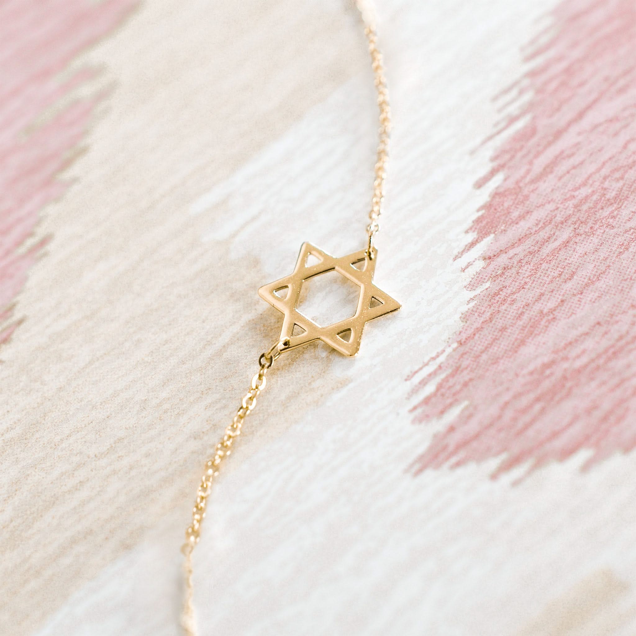 Star of David Necklace in 14k Gold - Image 10