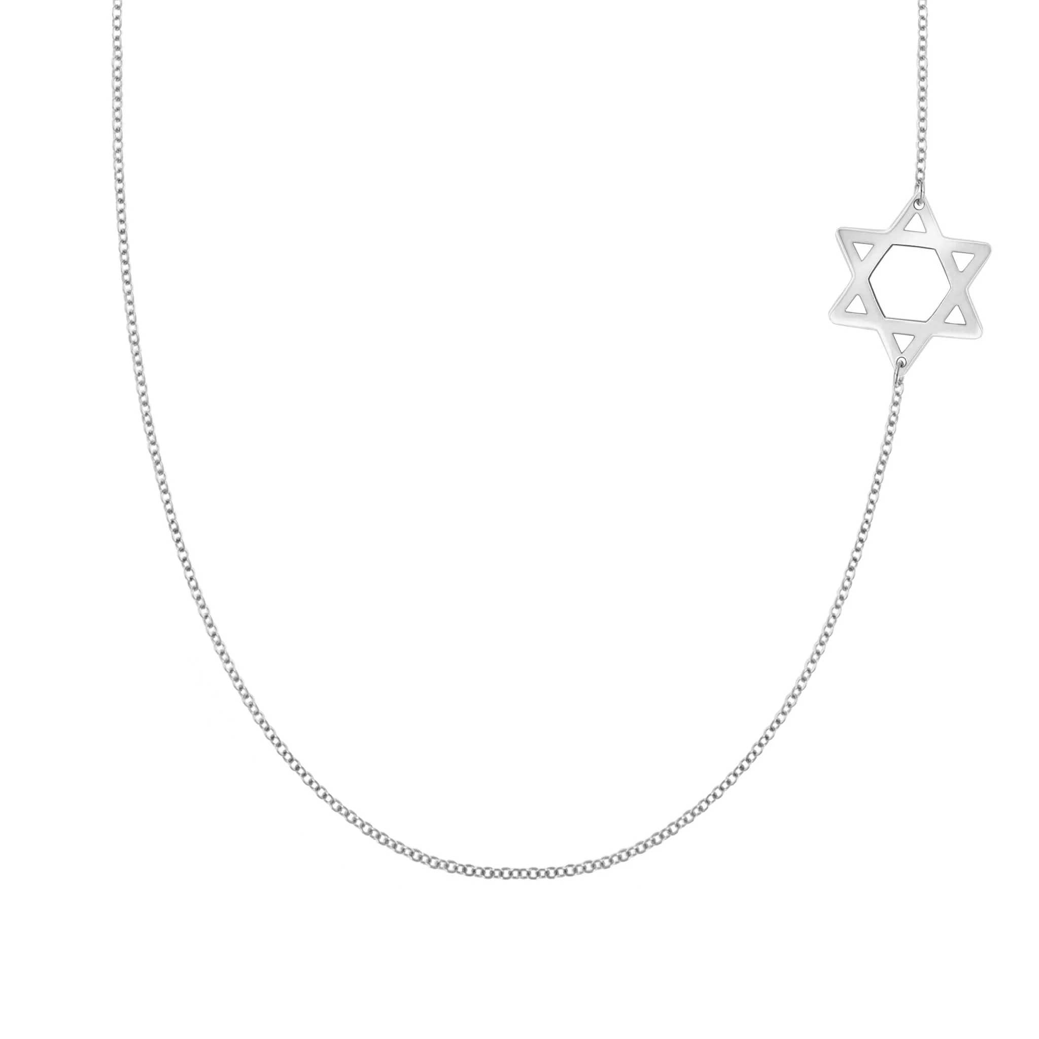 Star of David Necklace in 14k Gold - Image 9