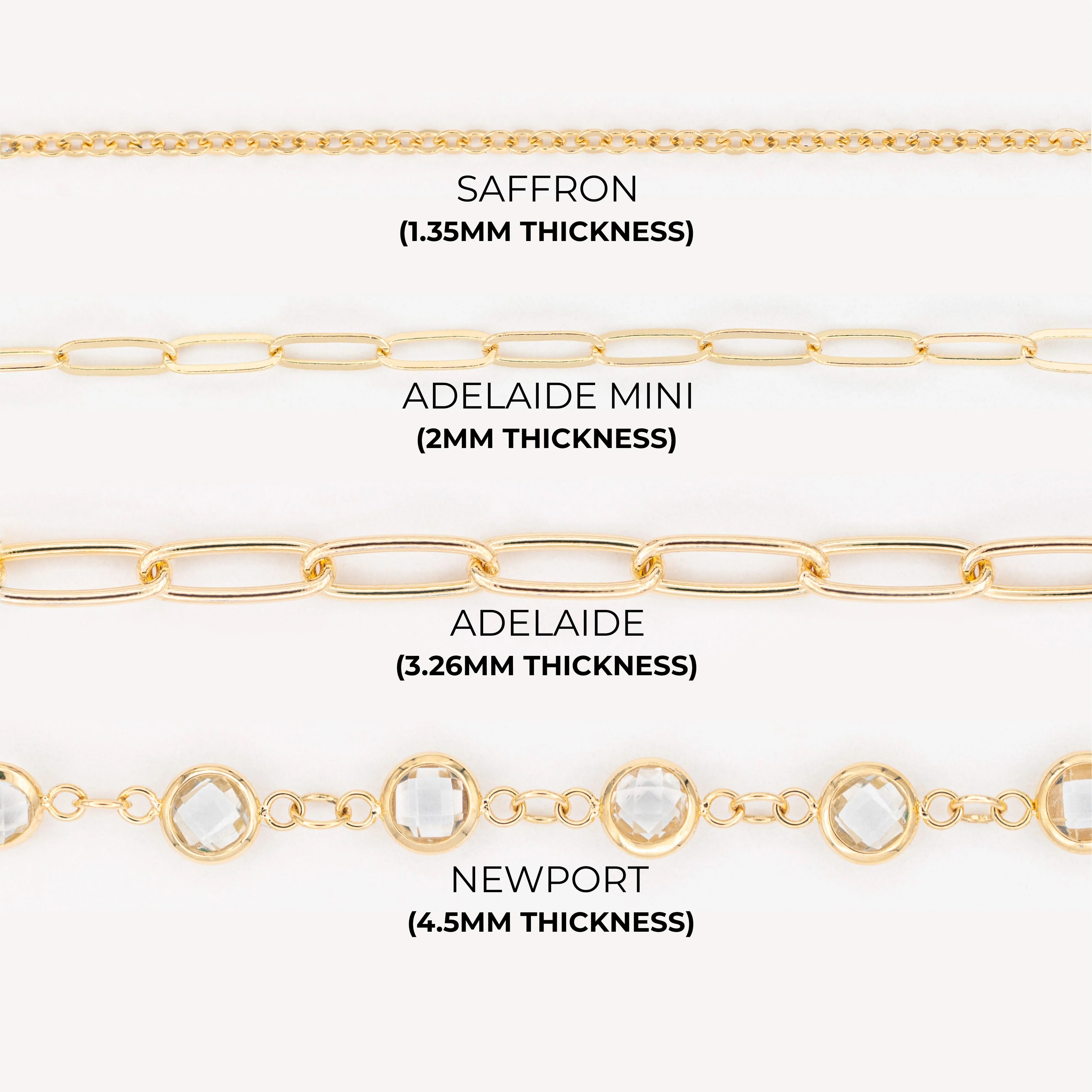 Warren White Topaz Pendant in 14k Gold (April) - Image 7